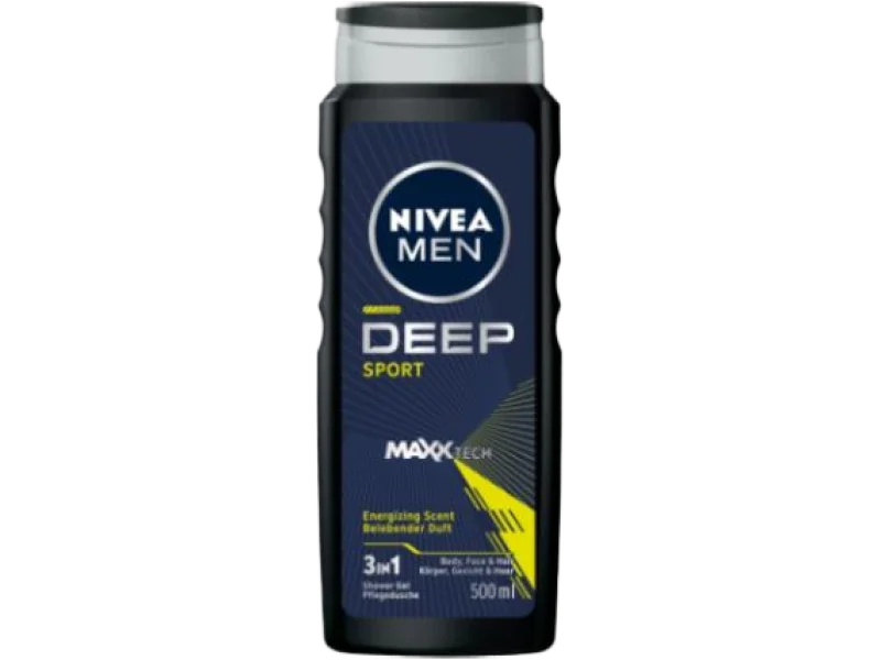 NIVEA MEN Żel pod prysznic 3w1 Deep Sport, żel