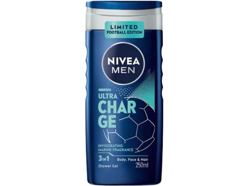 NIVEA MEN Żel pod prysznic Ultra Charge, żel