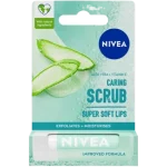 NIVEA Pielęgnujący peeling do ust Aloes