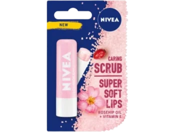 Zdjęcie produktu Nivea Pielęgnujący peeling do ust Dzika Róża, pomadka