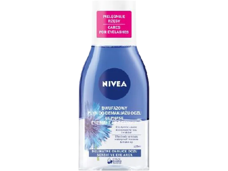 NIVEA Płyn dwufazowy do demakijażu oczu z ekstraktem z bławatka