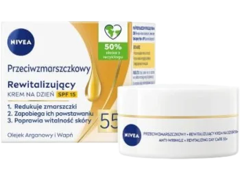 Zdjęcie produktu NIVEA Przeciwzmarszczkowy 55+ Rewitalizujący krem na dzień SPF15