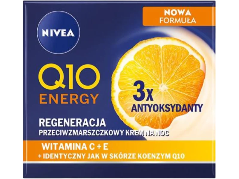 NIVEA Q10 ENERGY Przeciwzmarszczkowy krem na noc