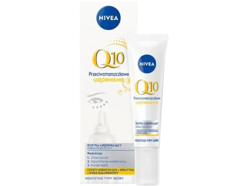 Nivea Q10 Przeciwzmarszczkowe ujędrnienie Krem pod oczy