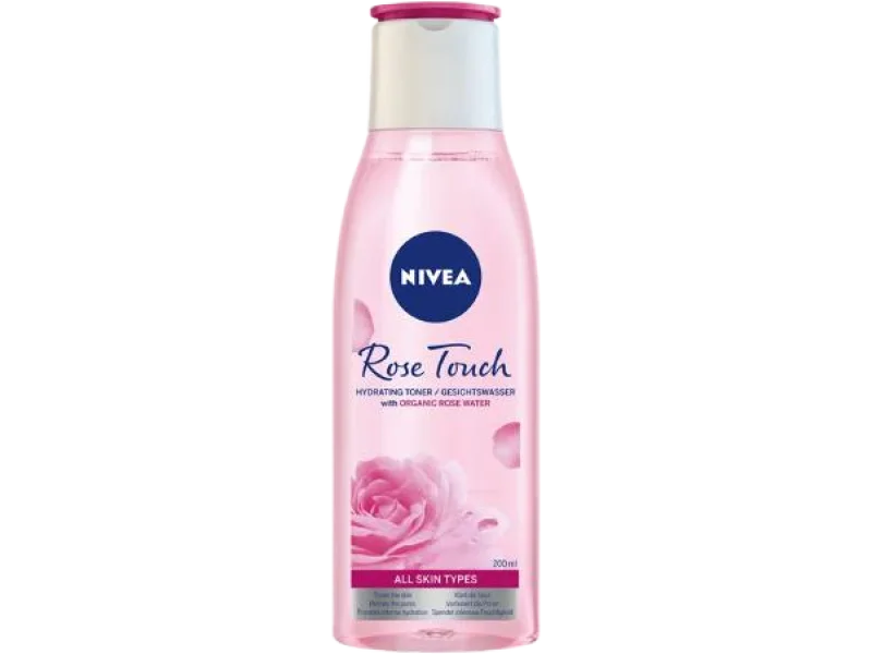 NIVEA Rose Touch Tonik nawilżający z organiczną wodą różaną, płyn