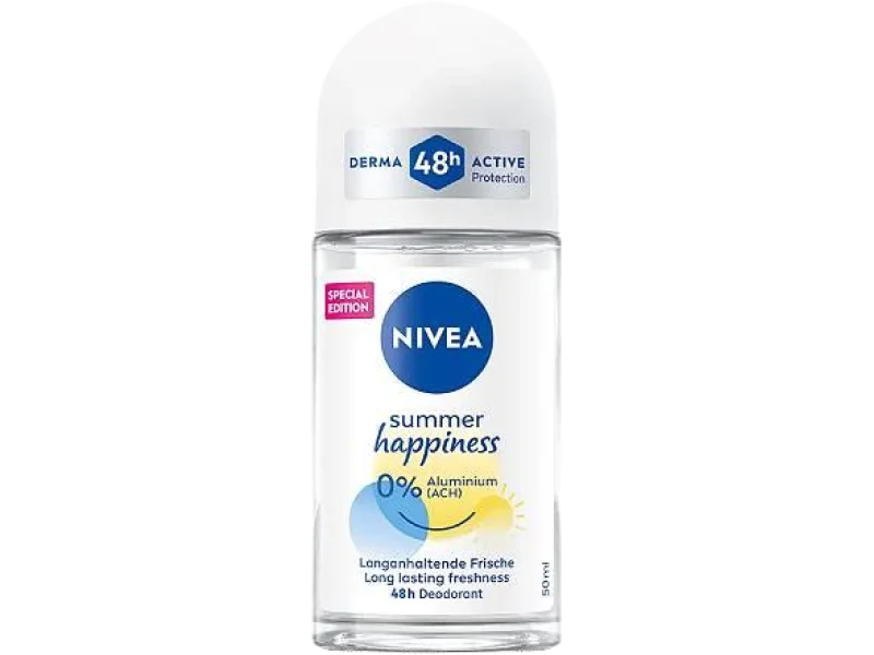 Nivea Summer Happiness Dezodorant 48h damski, płyn