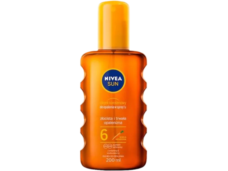 NIVEA Sun Olejek karotenowy do opalania SPF 6, spray