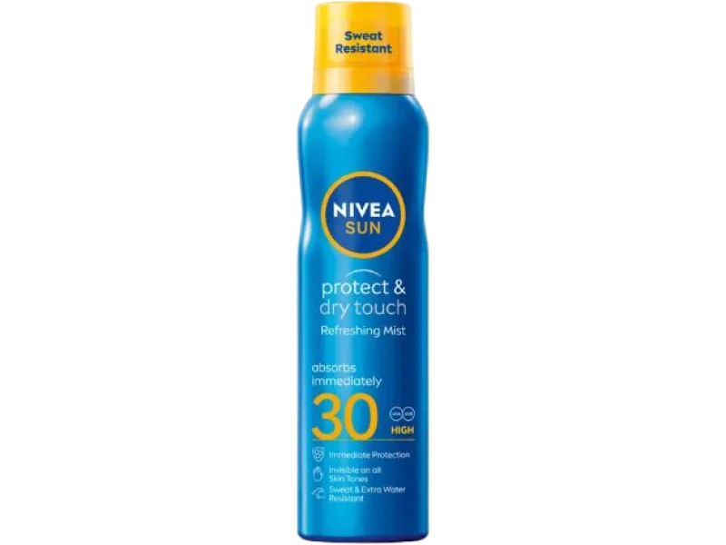 Nivea Sun Protect&Dry Touch Spray przeciwsłoneczny do opalania SPF30