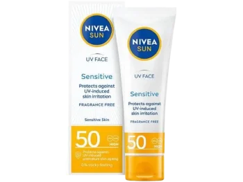 Zdjęcie produktu NIVEA SUN Sensitive Krem ochronny do twarzy dla skóry wrażliwej SPF50