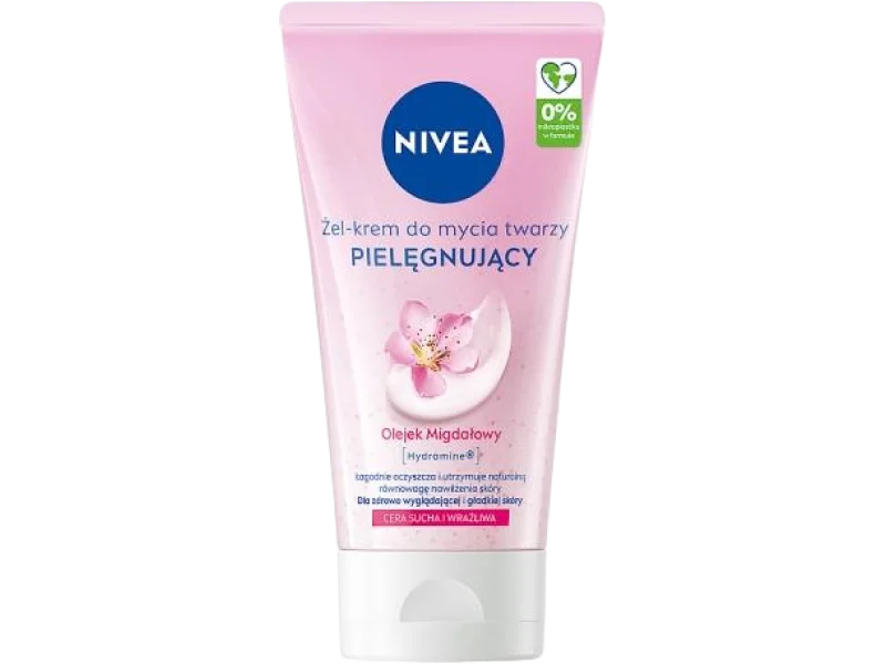 NIVEA Żel-krem do mycia twarzy do cery suchej i wrażliwej, kremożel
