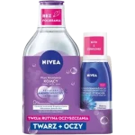 NIVEA Zestaw Duopack Płyn micelarny kojący + Płyn do demakijażu oczu