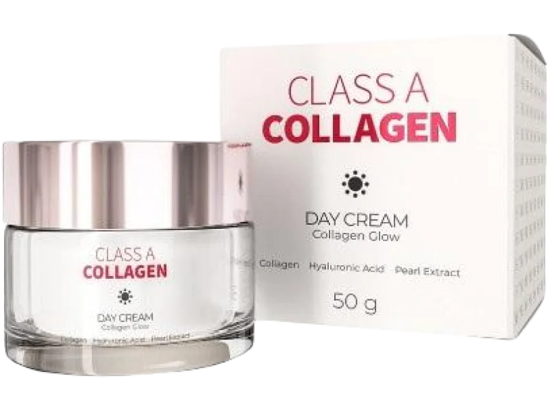 NOBLE HEALTH Class A Collagen Rozświetlający krem do twarzy na dzień z kolagenem morskim i kwasem hialuronowym