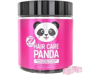Zdjęcie produktu Noble Health Hair Care Panda wegańskie żelki, 2500 µg