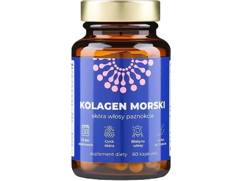 Noble Health Kolagen morski Skóra, włosy i paznokcie, kapsułki