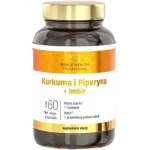 Noble Health Kurkuma i piperyna + imbir, kapsułki