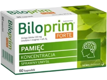 Zdjęcie produktu NORIS PHARMA Biloprim Forte pamięć, kapsułki