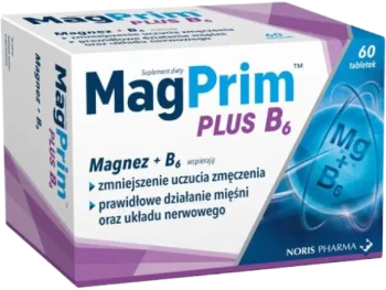Zdjęcie produktu NORIS PHARMA MAGPRIM Plus B6, tabletki powlekane
