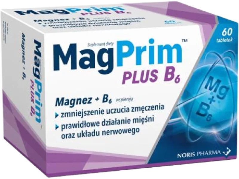 NORIS PHARMA MAGPRIM Plus B6, tabletki powlekane
