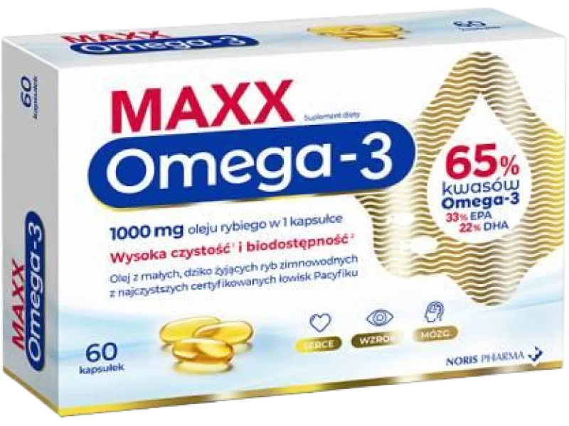 NORIS PHARMA Maxx Omega-3, kapsułki miękkie