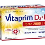 NORIS PHARMA Vitaprim D3 Forte 2000 K2, kapsułki