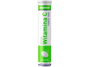 NORIS PHARMA Witamina C Forte 1000 – smak limonkowy, tabletki musujące, 1000 mg