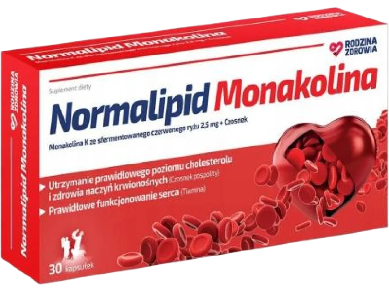 Normalipid Monakolina, kapsułki twarde, 2,5 mg