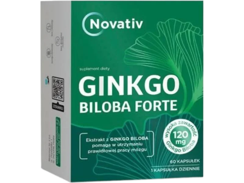 Novativ Ginkgo Biloba Forte, kapsułki