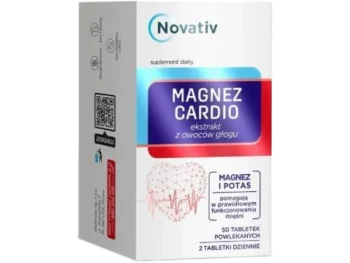 Zdjęcie produktu Novativ Magnez Cardio, tabletki powlekane