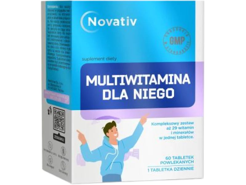 Novativ Multiwitamina dla Niego, tabletki powlekane