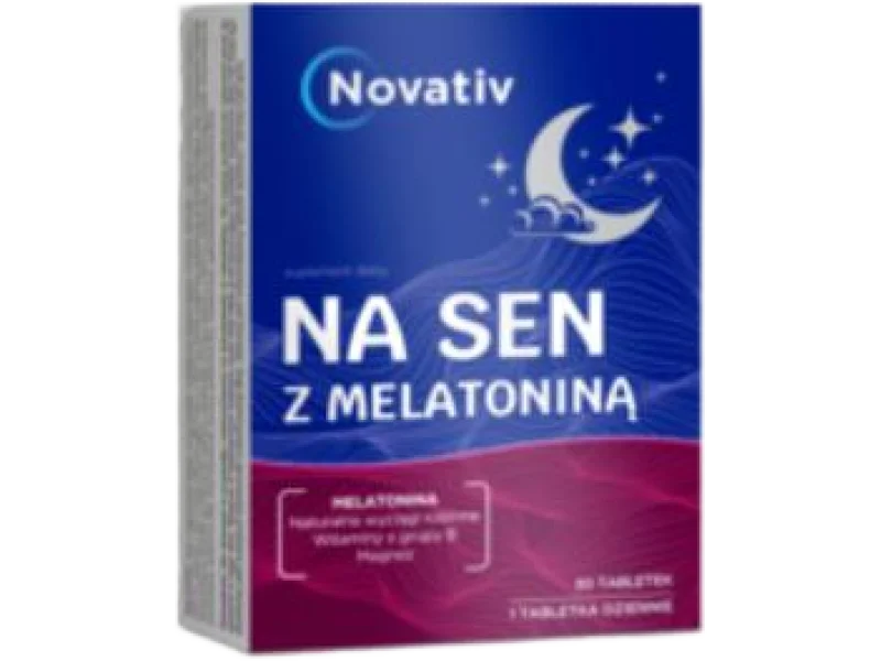 Novativ Na sen z melatoniną, tabletki