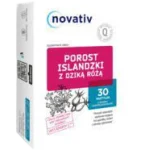 Novativ Porost Islandzki z dziką różą, pastylki do ssania