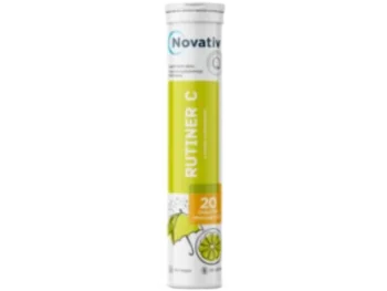 Zdjęcie produktu Novativ Rutiner C smak cytrynowy, tabletki musujące