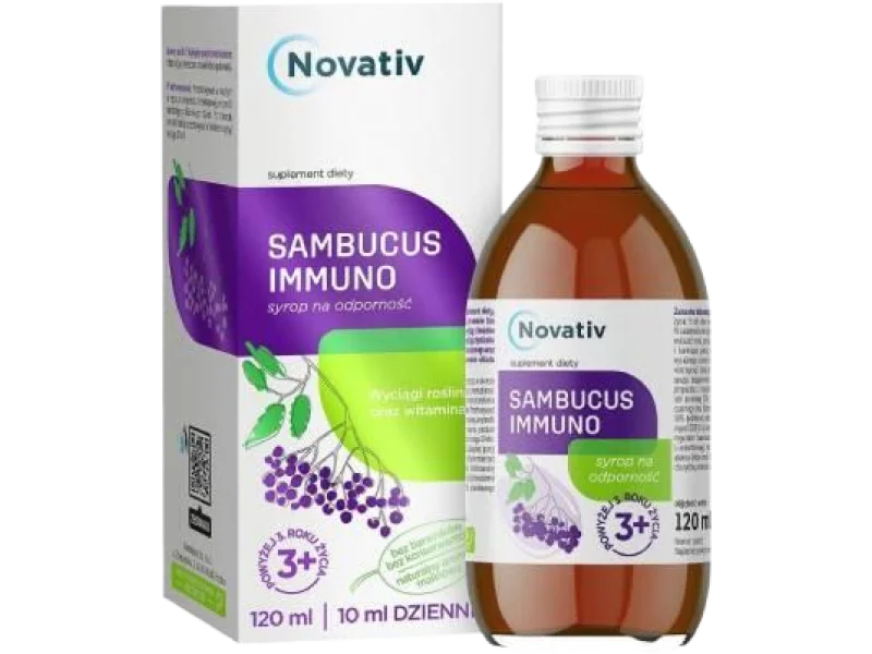 Novativ Sambucus immuno, syrop