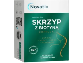 Novativ Skrzyp z biotyną complex, kapsułki