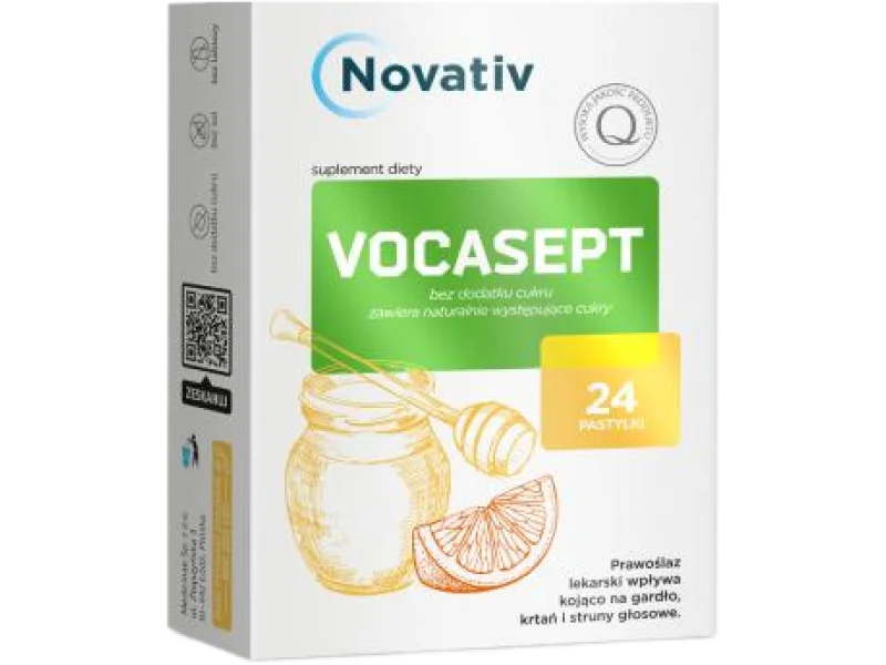 Novativ Vocasept, pastylki do ssania