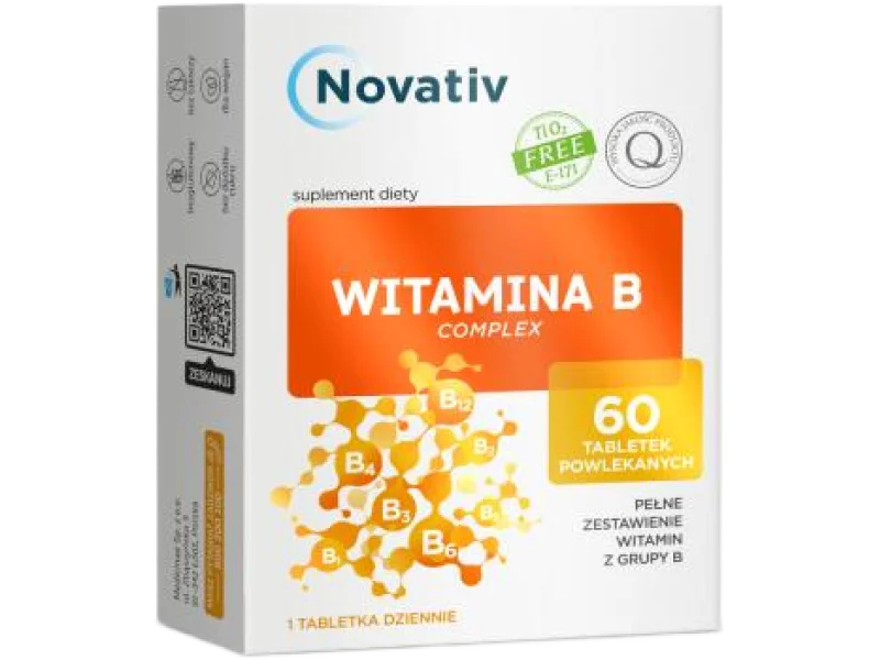Novativ Witamina B Complex, tabletki
