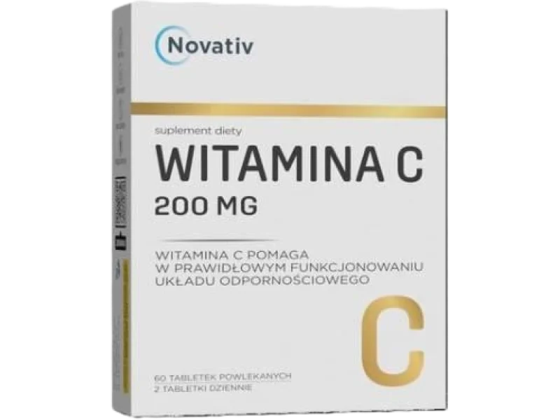 Novativ Witamina C, tabletki, 200 mg