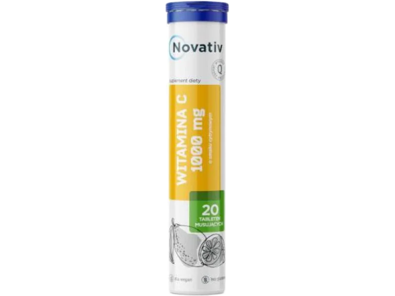 Novativ Witamina C, tabletki musujące, 1000 mg