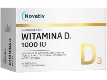 Novativ Witamina D3 1000 IU, kapsułki, 1000 IU
