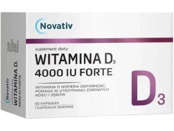Novativ Witamina D3 4000 IU Forte, kapsułki miękkie, 4000 IU