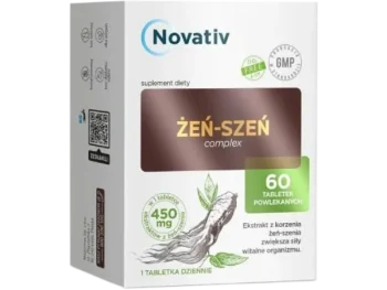 Novativ Żeń-Szeń Complex, tabletki