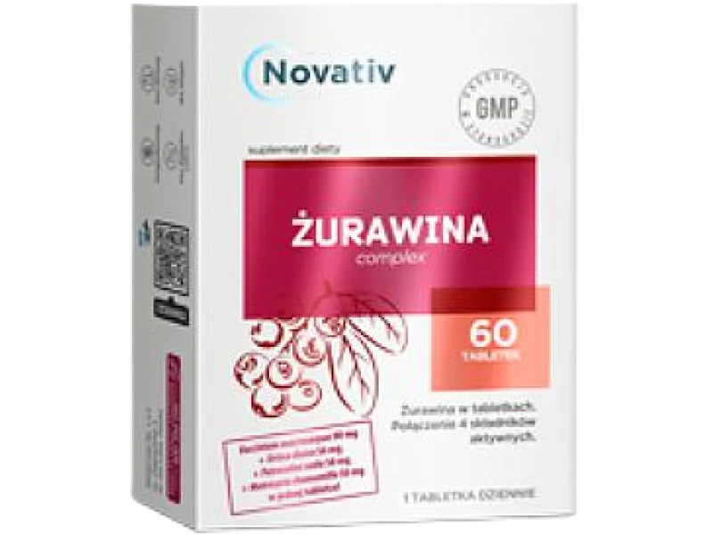 Novativ Żurawina Complex, tabletki powlekane