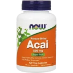NOW Acai, kapsułki, 500 mg