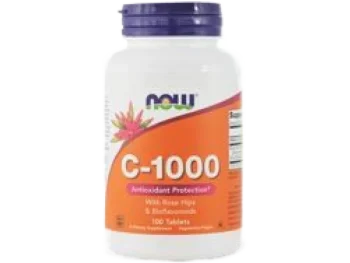 Zdjęcie produktu NOW C-1000 Rose & Bioflavonoids, tabletki, 1000 mg