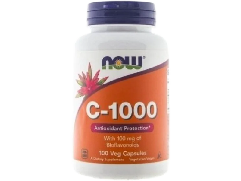 NOW C-1000 Witamina C z bioflawonoidami, kapsułki, 1000 mg