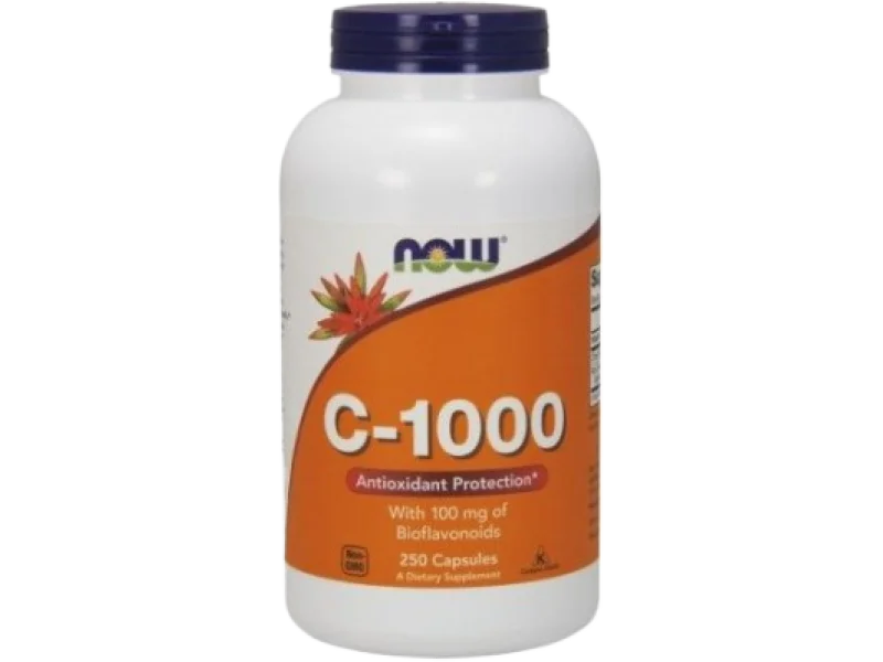 NOW C-1000 z Bioflawonoidami, kapsułki, 1000 mg