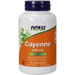 NOW Cayenne, kapsułki, 500 mg