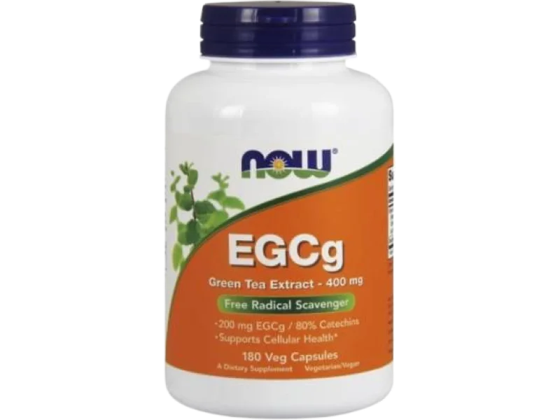 NOW EGCg Green Tea Extract, kapsułki, 400 mg