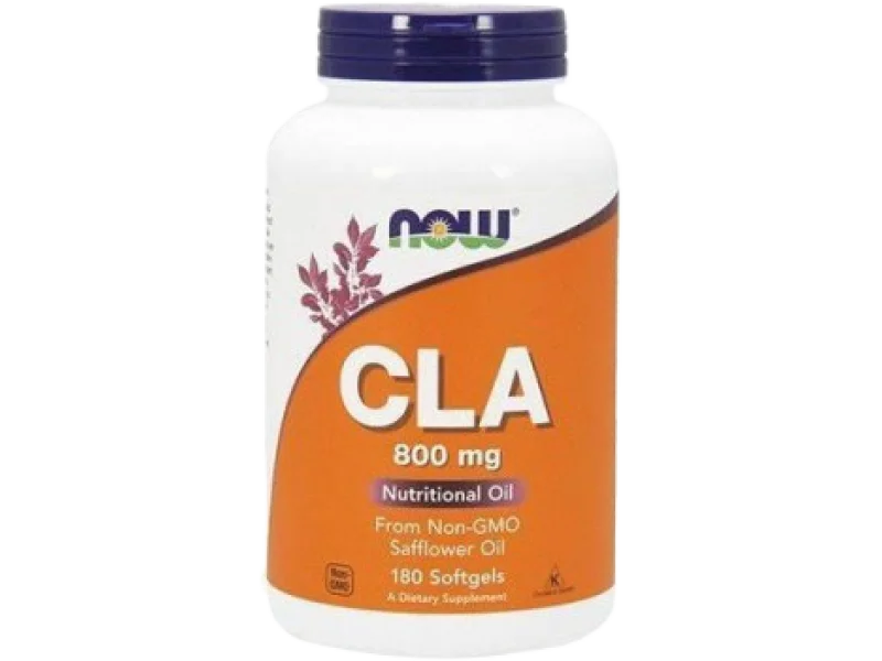 NOW FOODS CLA (Sprzężony Kwas Linolowy), kapsułki miękkie, 800 mg