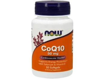 Zdjęcie produktu NOW Foods CoQ10 with Selenium & Vitamin E, kapsułki miękkie, 50 mg